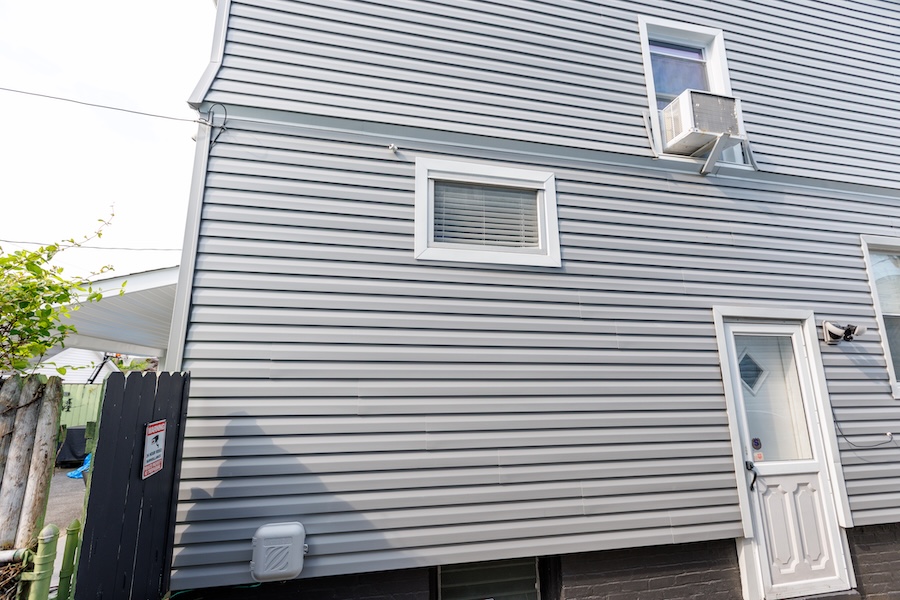 The House is Wrapped in a Weather Resistant Barrier