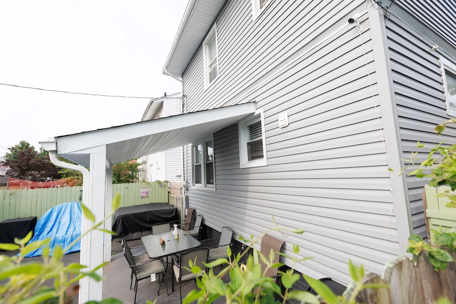 The House Being Framed with Molding