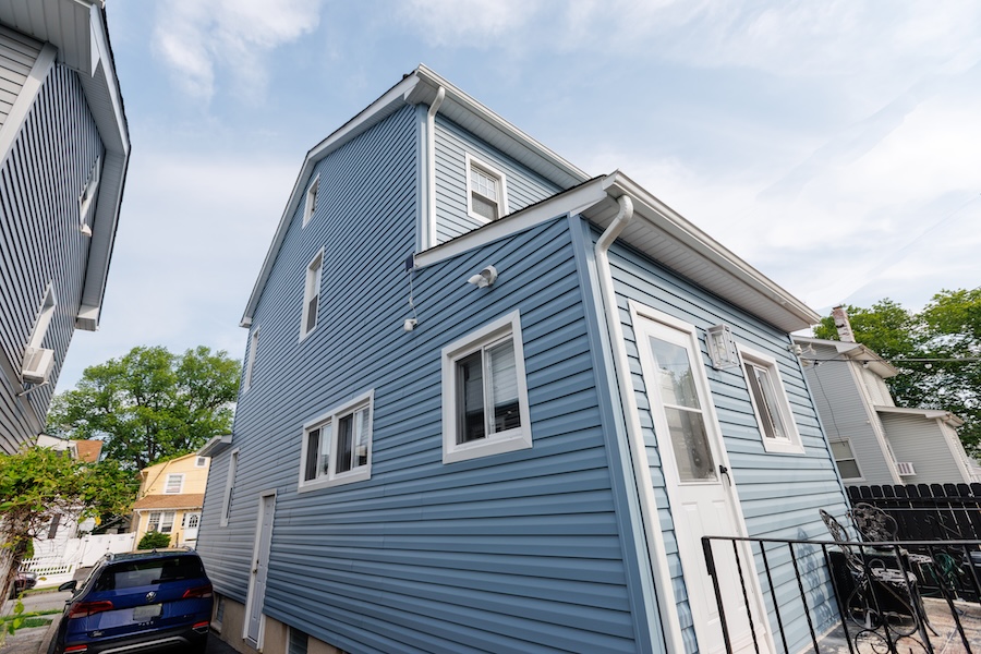 The House is Wrapped in a Weather Resistant Barrier